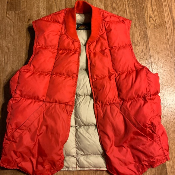 Bauer Down Jackets & Blazers - Vintage Bauer Down zipper vest with front pockets
